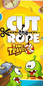 [割绳子：时光之旅 Cut the Rope:Time Travel]本作依然延续了前作的益智风格与清新界面，游戏讲诉了可爱的Om Nom意外的发现时光机器，让开始了一段穿越的时光之旅的故事。。