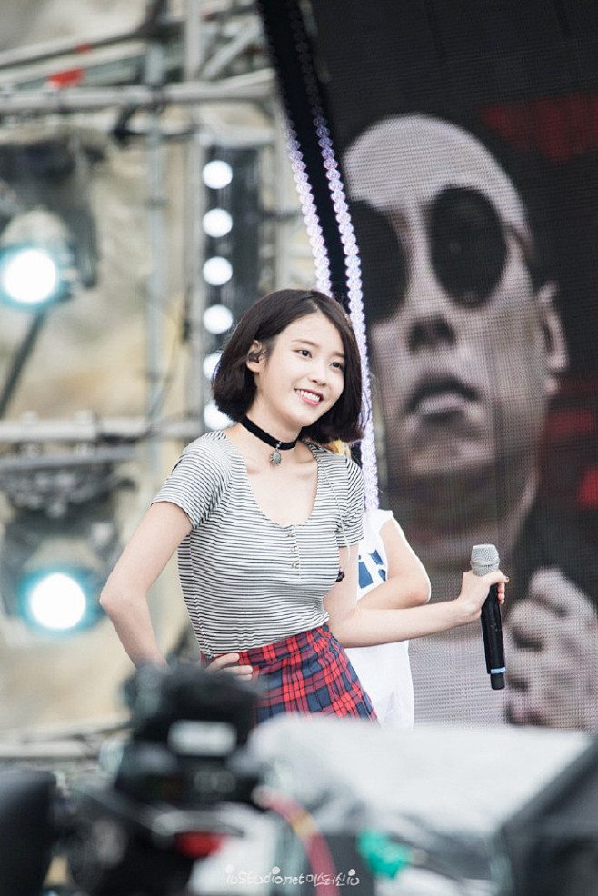 全世界最好的李知恩# #无限挑战歌谣祭# #iu# 150813 彩排高清