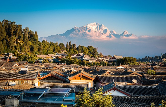 丽江之晨_风景_POCO摄影,风景