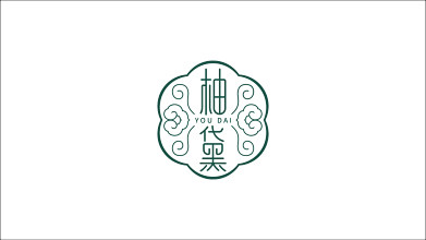 柚黛古风彩妆LOGO设计