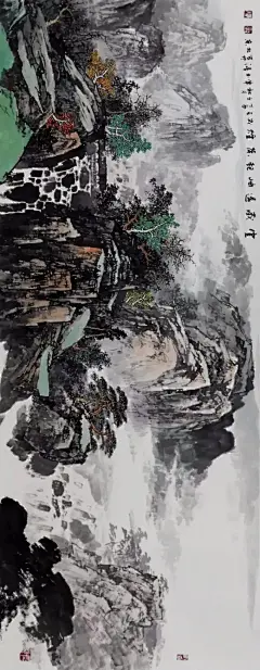 单玉清——国画山水 | 　　
单玉清，原名单红伟，字不如，号山鬼。1974年4月6日生于吉林省辉南县。当代十大实力派山水画家之一，毕业于沈阳鲁迅美术学院山水画研究生班。国家一级美术师，中国美术家会辽宁省美术家协会会员，现任国家书画研究院艺术委员会委员，中国书法美术家协会理事。中华名人明星企事业联谊会秘书长，辽宁大山画院院长，北京十八子书画院副院长。