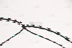 带刺铁丝网,篱笆,背景幕,背景,抽象,壁纸,电子脉冲音效,蓝色,金属丝,在边上