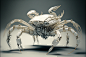 beatle crab Cyberpunk futuristic insect robot sci-fi scorpian spider ai