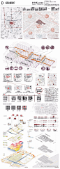 建筑排版 ｜“村中城——益乐新村Organic Renovation” 
浙江大学建筑学系三年级建筑设计课+建筑认知课 阶段成果联合答辩