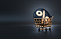 shopping-cart-with-3d-discount-icon-3d-illustration