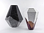 itay laniado shira keret scape vases in caeserstone