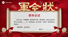 金融保险开门红员工激励军令状责任状