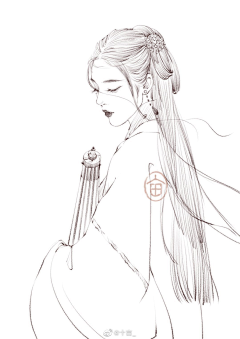 煮酒少侠采集到Ancient style line draft