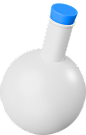 bottle - 40个医疗药品3D图标合集 Pharma 3d icons(Blue and Clay)
