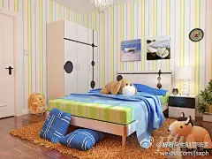 [现代简约风格儿童房] 现代简约风格，这种风格的特点是简洁明快，实用大方。在造型上，以简单的线条处理，勾勒出现代简洁之感。在色彩上，以黑白灰营造知性、质感的家居氛围。在材质上，瓷砖、壁纸等现代轻盈的产品诠释了时尚简约之美。现代简约风格一般会选用时尚现代的家具产品，设计浪漫唯美，展现出时尚的新天地。在配饰上，黑白色的饰品，搭配黑白色家具，营造出典雅时尚的现代空间。用淡雅宜人的装饰画点缀素雅空间，制造浪漫而知性的居家氛围。