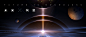 光感宇宙星际光波星球能量日环食活动KV主视觉key visual背景PSD设计素材 - 灰 图图