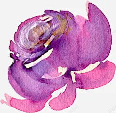手绘创意紫色花朵图高清素材 创意 卡通手绘 唯美 小清新 植物 水彩 花卉 花朵 花瓣 免抠png 设计图片 免费下载