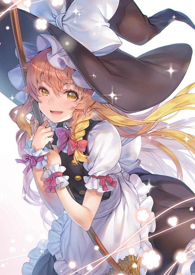 东方Project#雾雨魔理沙 画师：KeG @不是可爱鬼-花瓣网