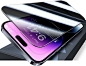 Amazon.com: UltraGlass 25° Privacy [2023 NEW] for iPhone 14 Pro Max Screen Protector Tempered Glass [Military TOP 9H Shatterproof & Longest Durable] Screen Protector iPhone 14 Pro Max Full Coverage [2 Packs] : Cell Phones & Accessories