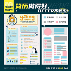 紫魅诱惑采集到9款简历排版设计参考