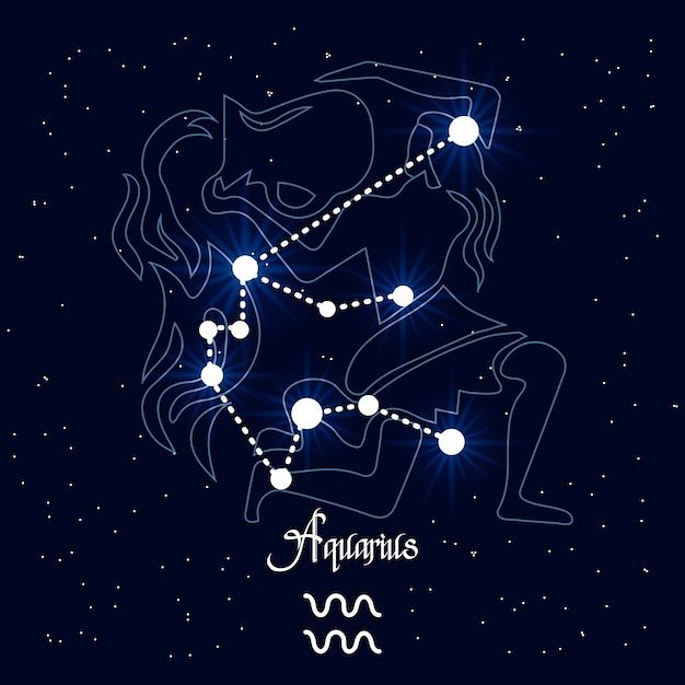 Vector aquarius, con...