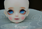 #BJD妆#V-HINATA  这个宝宝草鸡甜啊~~~  眼是基佬眼X4  说起来X系下一次开基佬眼会有新颜色~有六个新颜色嘿嘿~~~~~XDDDD