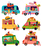食品卡车——食物对象集Food Trucks Set - Food Objects购物车、鸡肉、咖啡、集合、概念、法院、奶油、装饰、设计、狗,元素,象征,快,食物,新鲜,热,冰,图标,墨西哥,对象,披萨,集,冰沙,辛辣,街道,象征,帐篷,卡车,货车车轮 cart, chicken, coffee, collection, concept, court, cream, decorative, design, dog, elements, emblem, fast, food, fresh, hot, ice