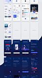 UI Kits : Started as a personal passion project this UI Kit will help you kick-start your Travel-related app. The design is flexible and can be adopted for social or dating applications. You will find 44 total screens with 2 different color themes. Onboar