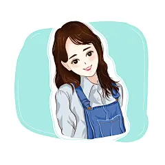 手绘卡通头像_哆啦A梦的大雄__插画师作品_涂鸦王国gracg.com