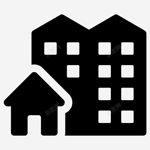 城镇大厦首都图标 标志 UI图标 设计图片 免费下载 页面网页 平面电商 创意素材