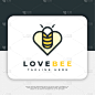 love bee logo design inspiration