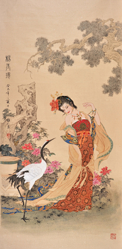 波斯猫AAA采集到名画3--工笔画人物