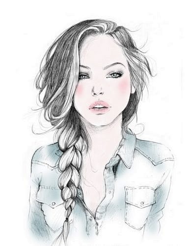 看起来很欧美的手绘插画
