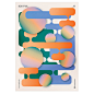 affiche bauhaus design graphic Minimalism minimalist poster print typography   vector