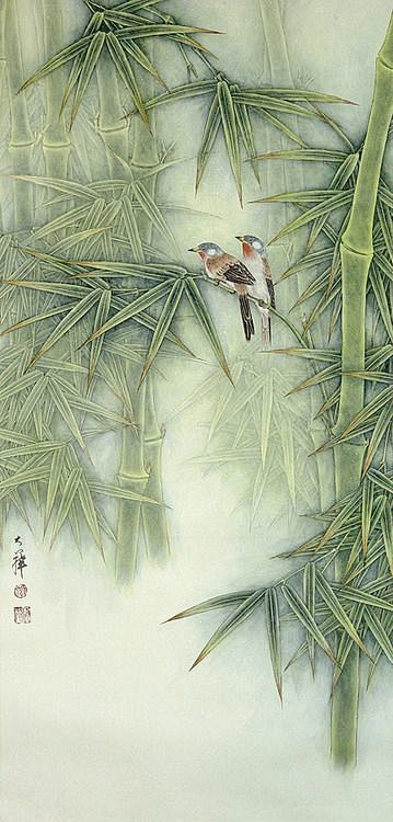 鸟和楼大华竹。他1948出生在北京和上海...