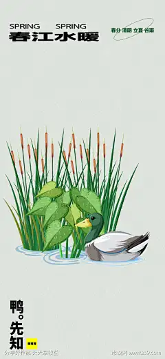 春分清明立夏谷雨节气系列海报_源文件下载_AI格式_750X1624像素-小清新,手绘,简约,创意,营销长图,夏季,户外,运动,潮流,野炊,露营,唱歌,音乐,比赛,春游,微信公众号,推文,飞盘,围炉煮茶,插画,露营系列,扁平风,黑描,扁平,平面,长图,H5,营销,计划,套餐,3D,绿色,旅游,春天,春季,系列海报,雨水,惊蛰,立春,谷雨,立夏,清明,春分,鸭子,湖水,水暖鸭先知,春江-作品编号:2023031709476861-志设-zs9.com