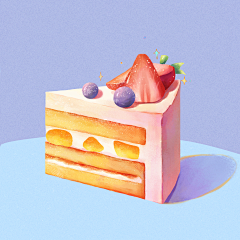 爱糖果采集到糕点插画