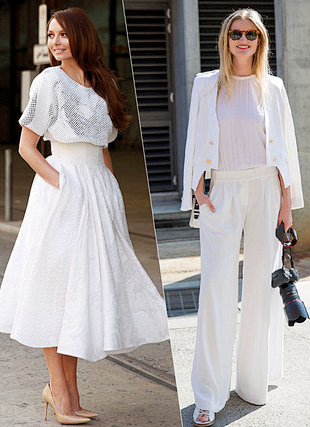 全白色造型是春夏季着装中不可或缺的，西装...