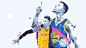 NBA Super Stars : NBA Mirror images, Superstars Then And Now by Bram Vanhaeren for Bleacher Report Media lab.