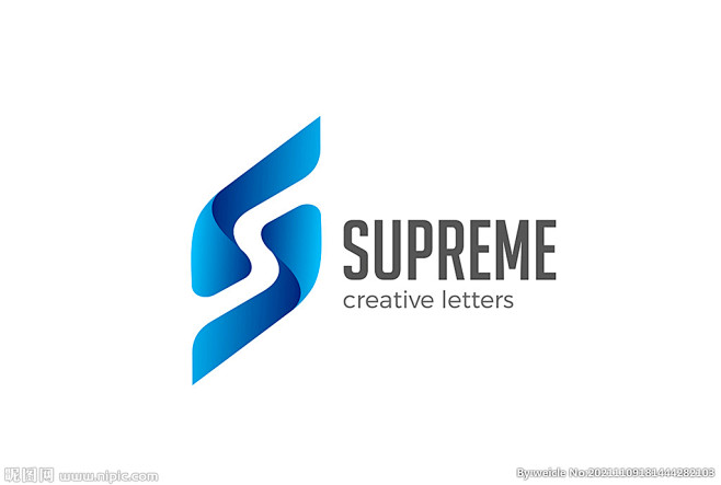 字母s科技感logo