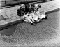 Children on the sidewalk, 1947 by Ben Meerendonk