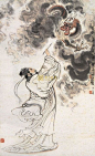 白描圣手顾炳鑫人物画欣赏，连环画的开拓者，网友：真乃大师！