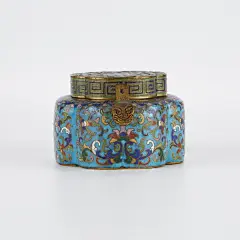18th c. Chinese Cloisonne Hand Warmer