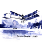 aviation Pioneers plane planes Flying history ILLUSTRATION  ink drawing Amelia Earhart HAND LETTERING