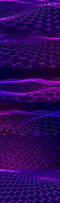 Futuristic hexagon background. Big data visualization. : Network connection structure. Big data digital background. 3d rendering.