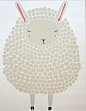 grey sheep print from Pink Olive: 