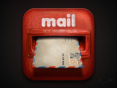 邮箱等图标设计欣赏 #UI#