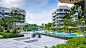 新加坡吉宝湾丽珊景住宅 Corals at Keppel Bay / ICN Design :   ICN Design:  对于位于新加坡吉宝湾的Daniel Libeskind设计的豪华住宅来说，ICN的景观与周围的水和海岸线产生了共鸣。从落基湾潮汐中汲取灵感，花园散发出长长的感官曲线，形成一个广阔的水景。就像一座从游泳池中心升起的岛屿，社交俱乐部披上...