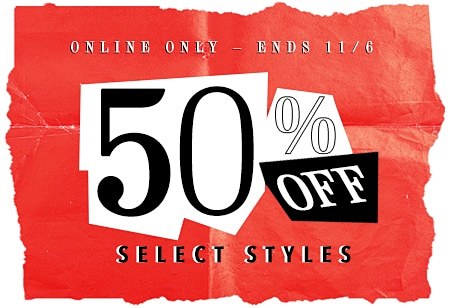 50 off sale