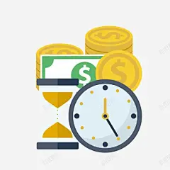 金钱时间矢量图 页面网页 平面电商 创意素材
