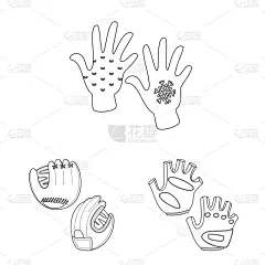 分离着色,标志,个人随身用品,高雅,人造物,一次性物品,无指手套,健康保健,热,运动