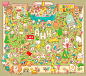 Ahh Coca-Cola : Illustrations for Coca-Cola AHH Campaign website. We created lots of new characters and they made a little game in which you have to find the Coca-Cola creator DOC P. Try it here: http://www.ahhhhhhhhhhhhhhhhhhhhhhhhhhhhhhhhhhhhh.com/