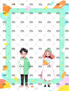 版权图库淘搜落墨封面采集到AI版权萌系背景,已有人物不再选人物(工作室专用,禁转,禁用)