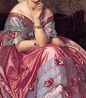 "Baroness Betty de Rothschild" (1848) (detail) by Jean-Auguste-Dominique Ingres (1780-1867).