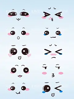超萌表情包  - 源文件下载【酷图网】手绘,可爱,表情包,超萌,小表情